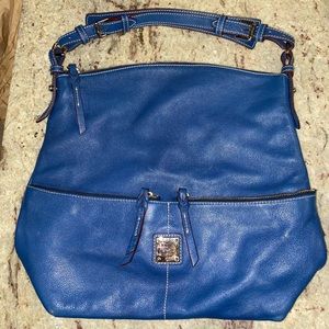 Dooney & Burke Large Blue Hobo Bag